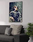 'The Army Veteran' Personalized Pet Canvas