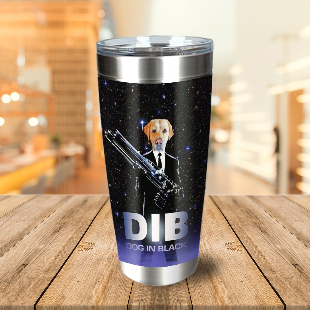 Cats in Black Personalized 2 Pet Tumbler