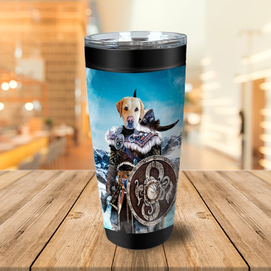 &#39;Viking Warrior&#39; Personalized Tumbler