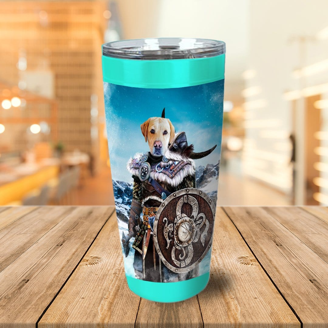 &#39;Viking Warrior&#39; Personalized Tumbler