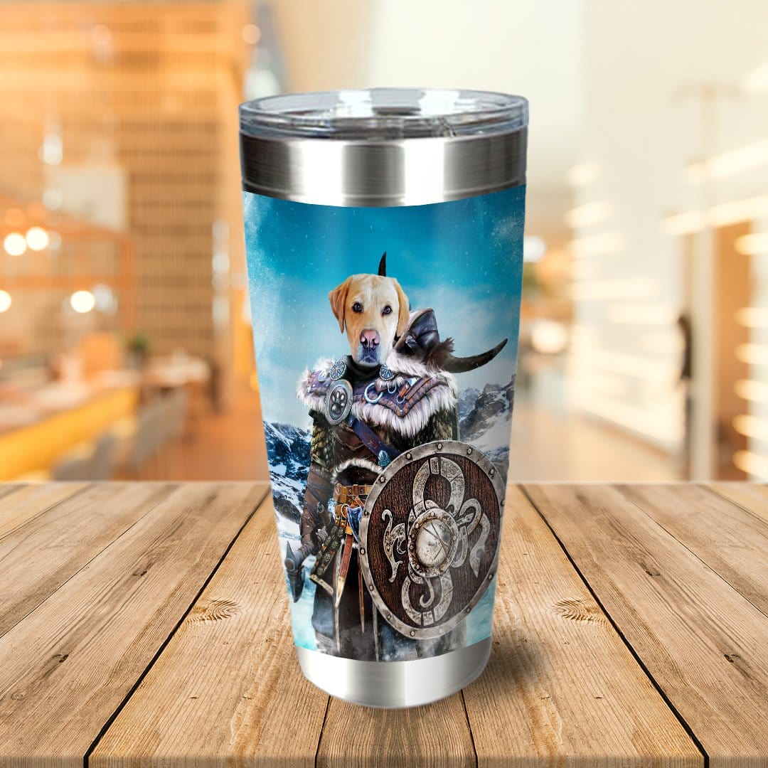 &#39;Viking Warrior&#39; Personalized Tumbler