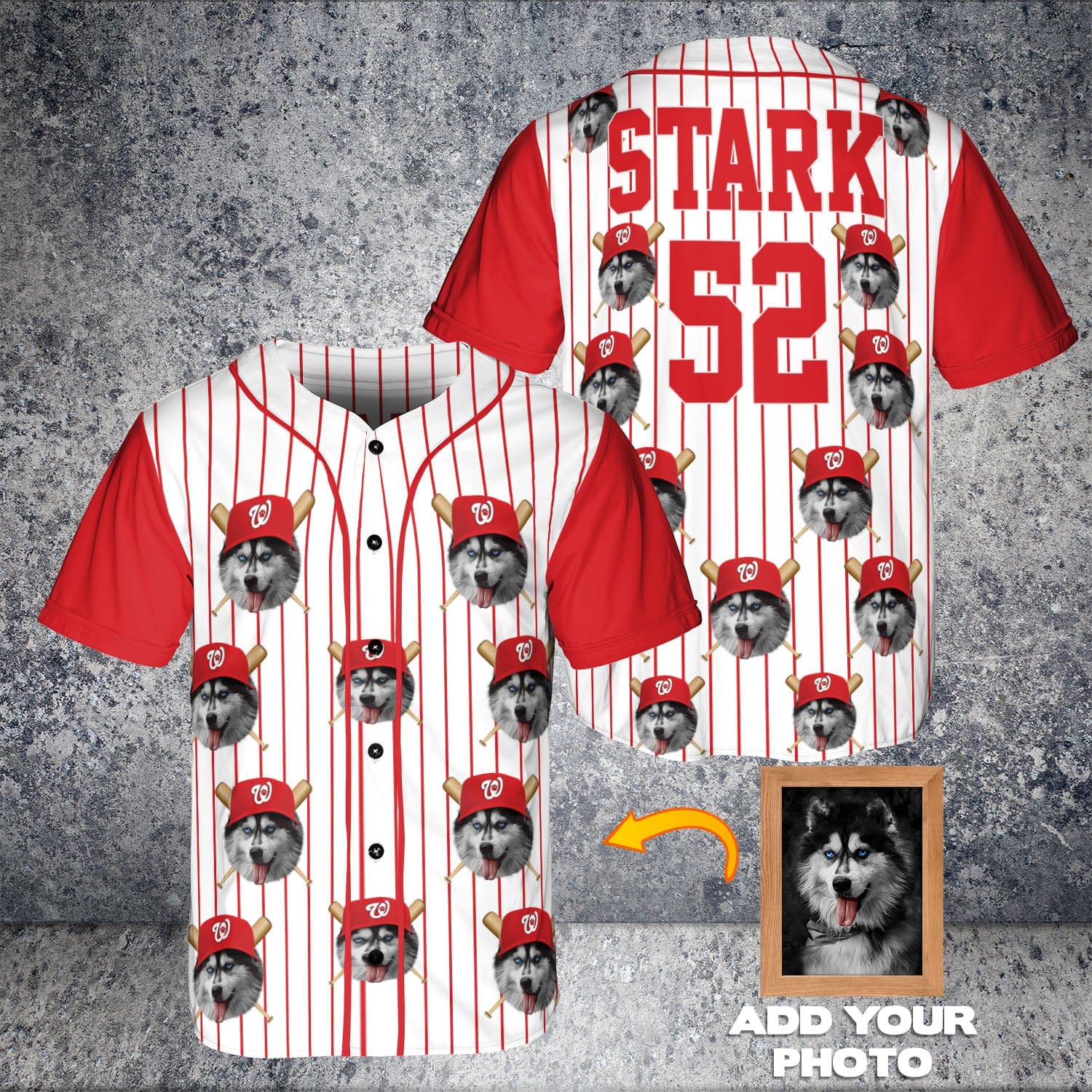 Camiseta de béisbol personalizada de Washington Nationpaws