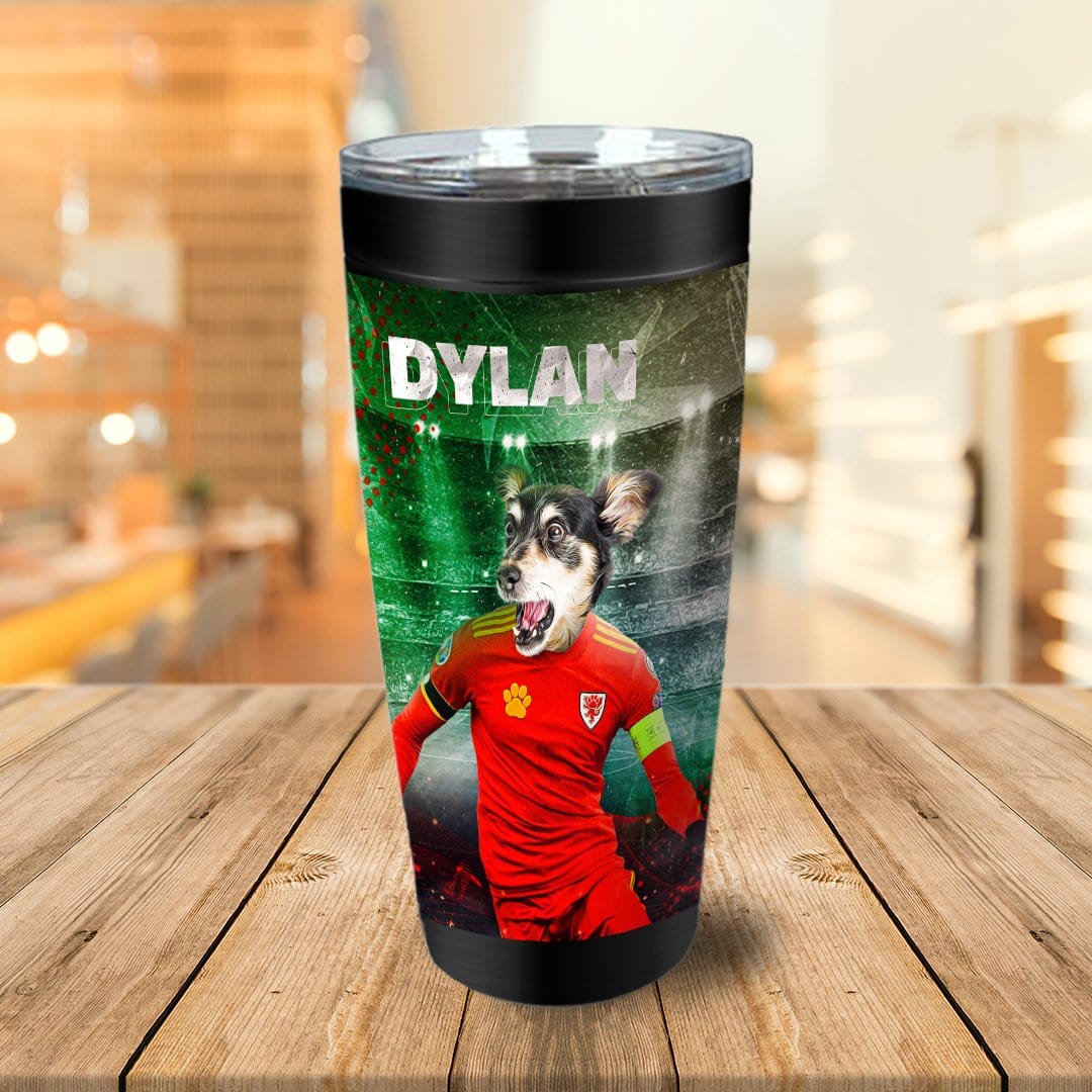 &#39;Wales Doggos Soccer&#39; Personalized Tumbler