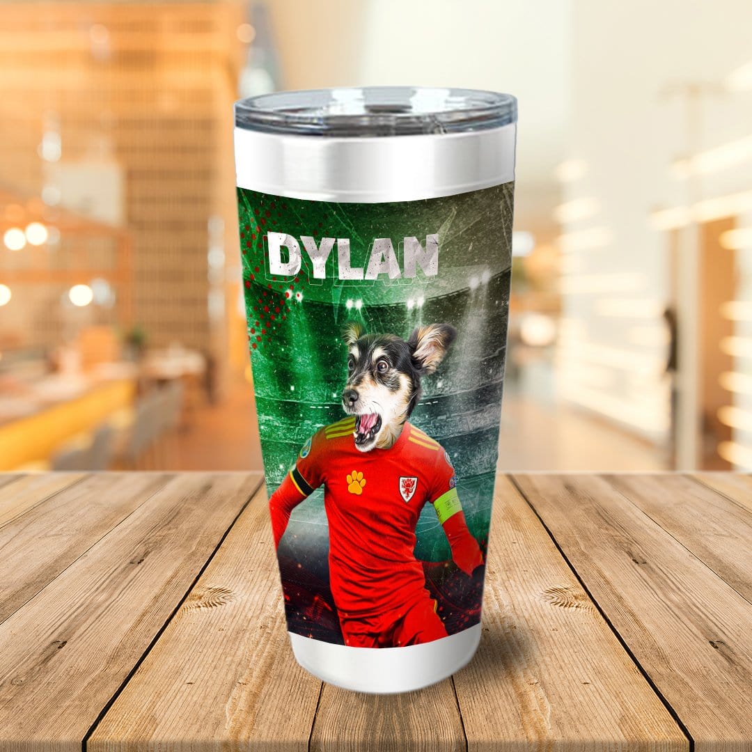 &#39;Wales Doggos Soccer&#39; Personalized Tumbler