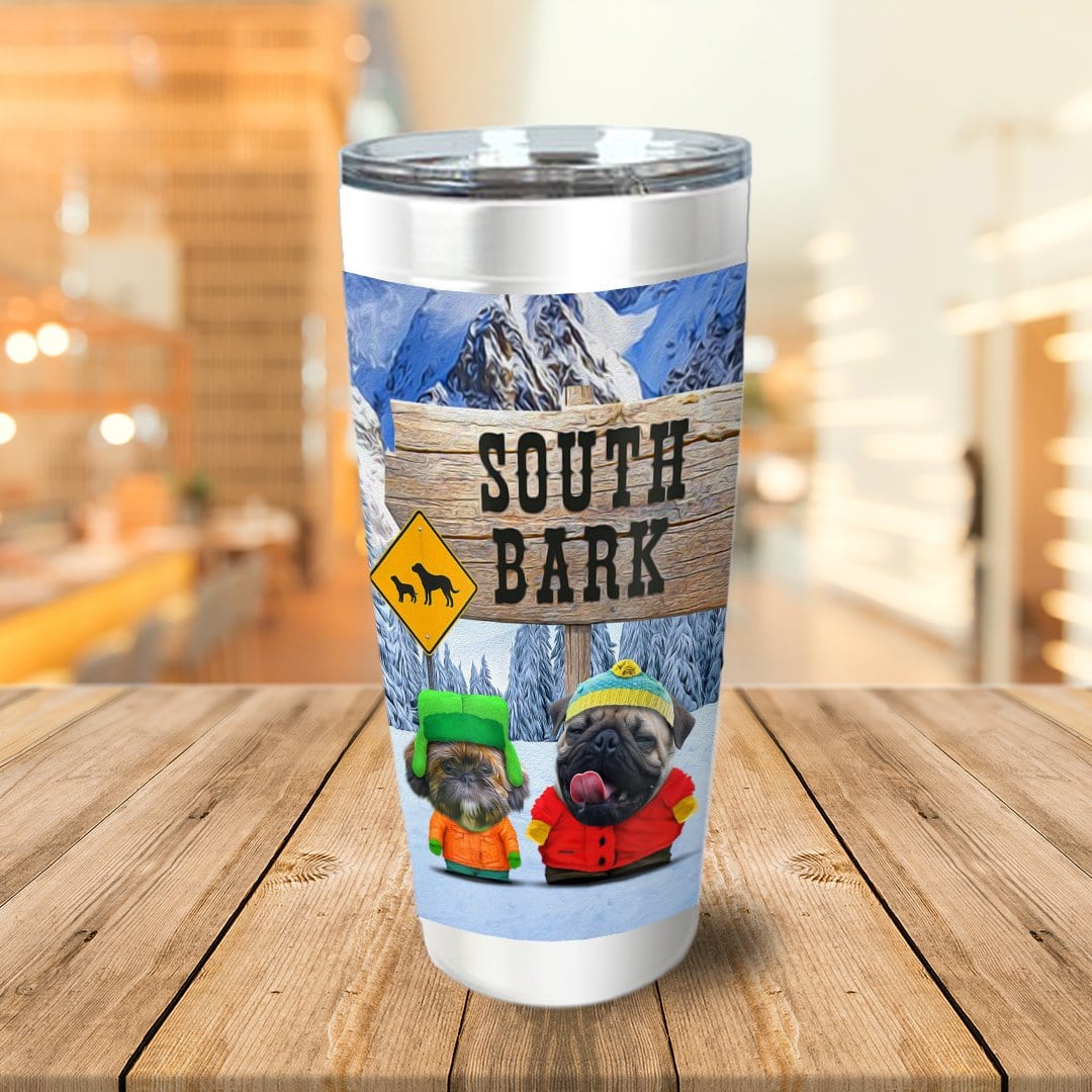 &#39;South Bark&#39; Personalized 2 Pet Tumbler