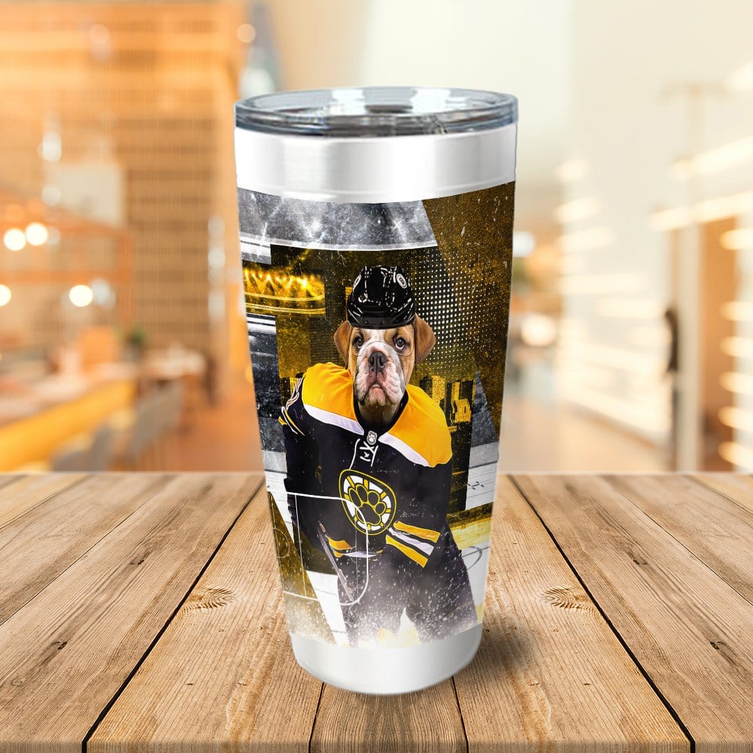 &#39;Boston Chewins&#39; Personalized Tumbler