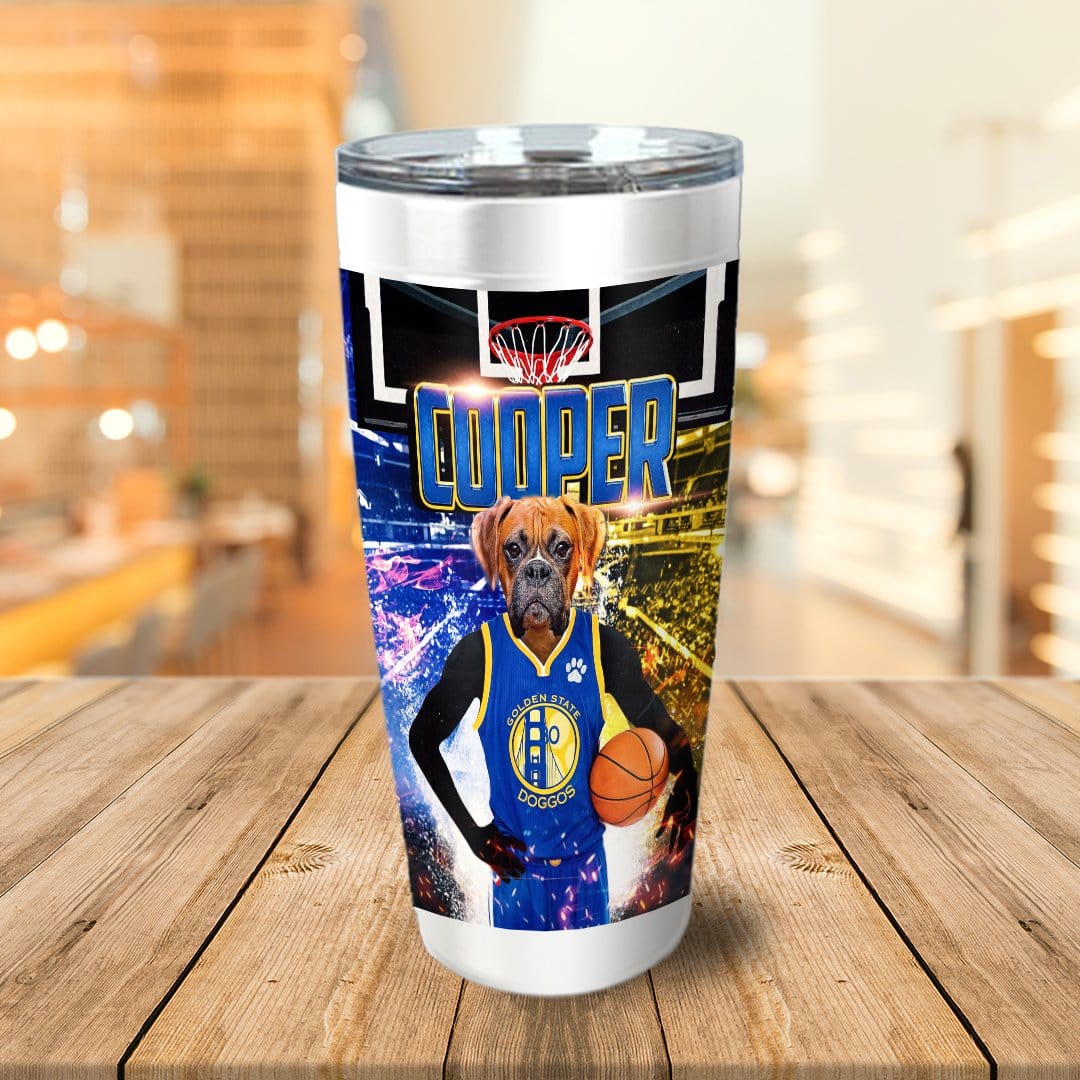 &#39;Golden State Doggos&#39; Personalized Tumbler