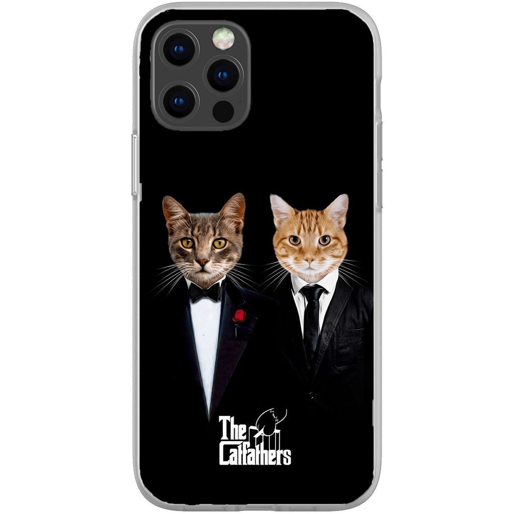 &#39;The Catfathers&#39; Personalized 2 Pet Phone Case