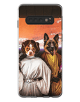 'Princess Leidown & Jedi-Doggo' Personalized 2 Pet Phone Case