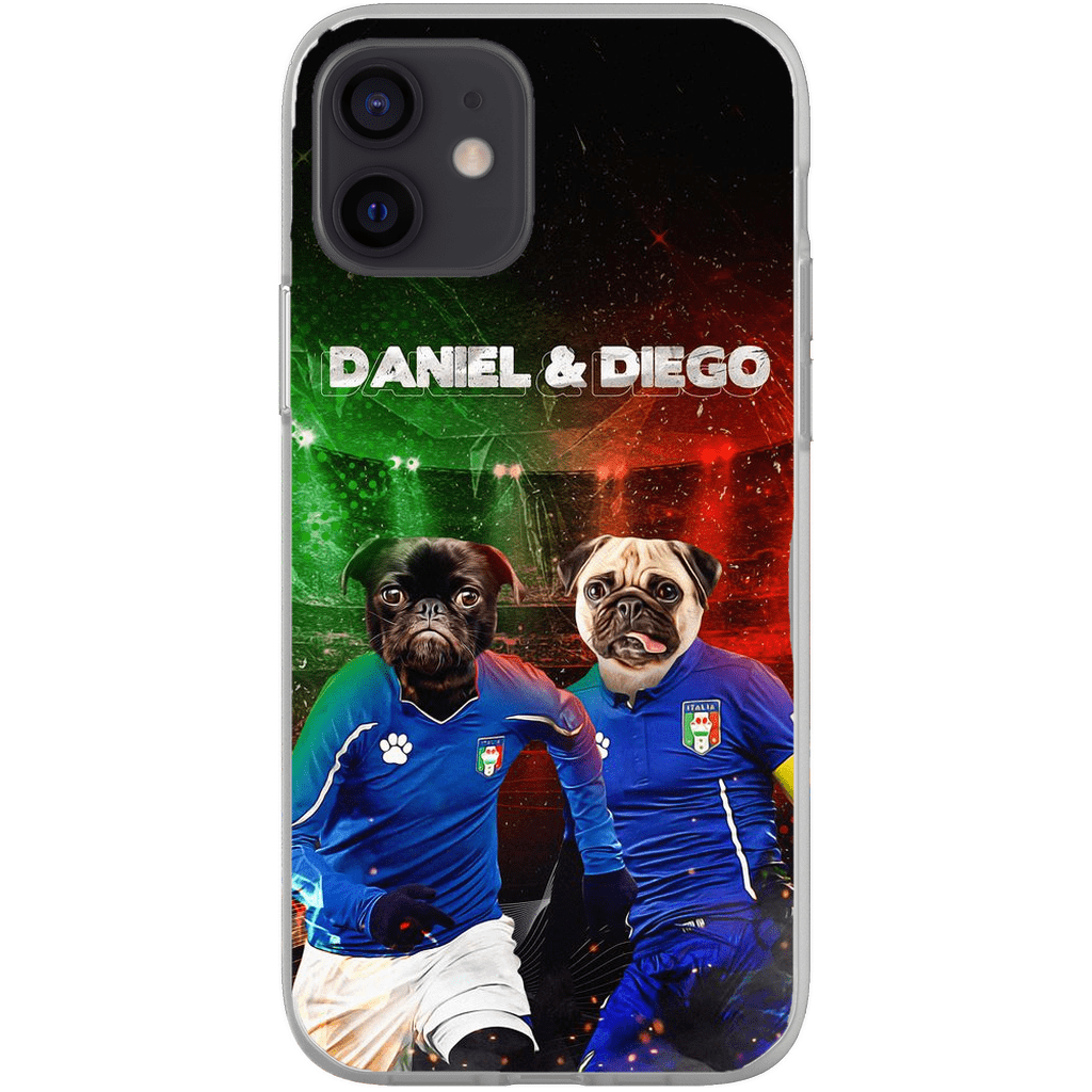 &#39;Italy Doggos&#39; Personalized 2 Pet Phone Case