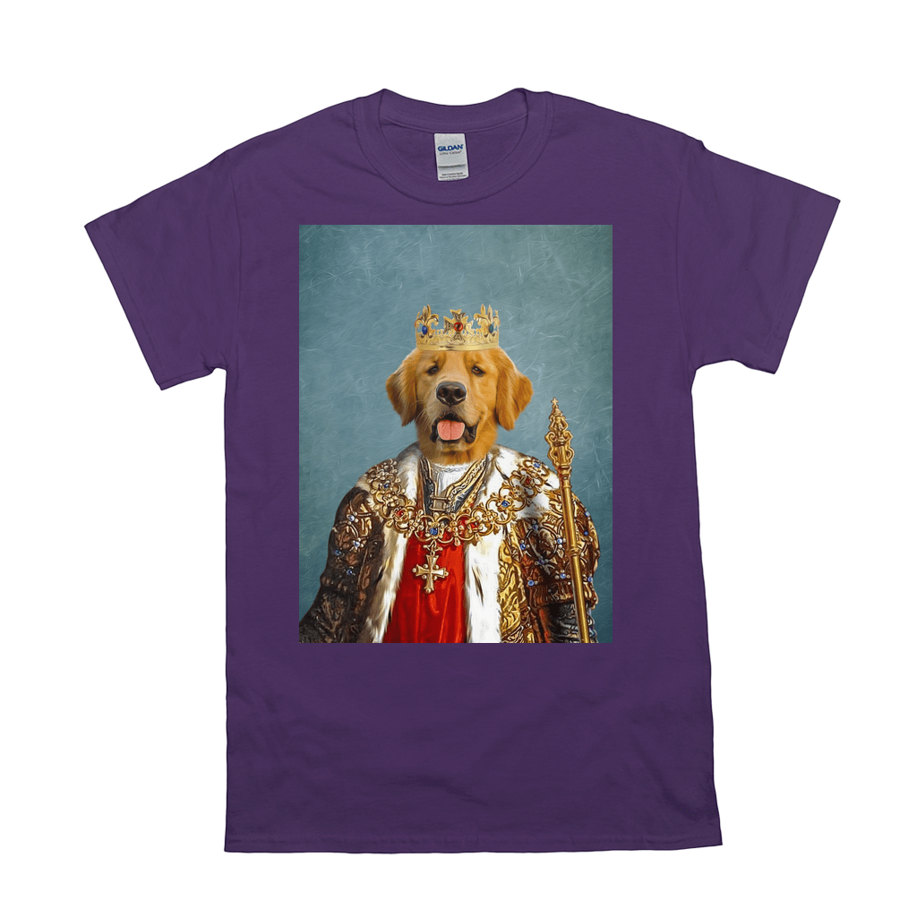 &#39;The King&#39; Personalized Pet T-Shirt