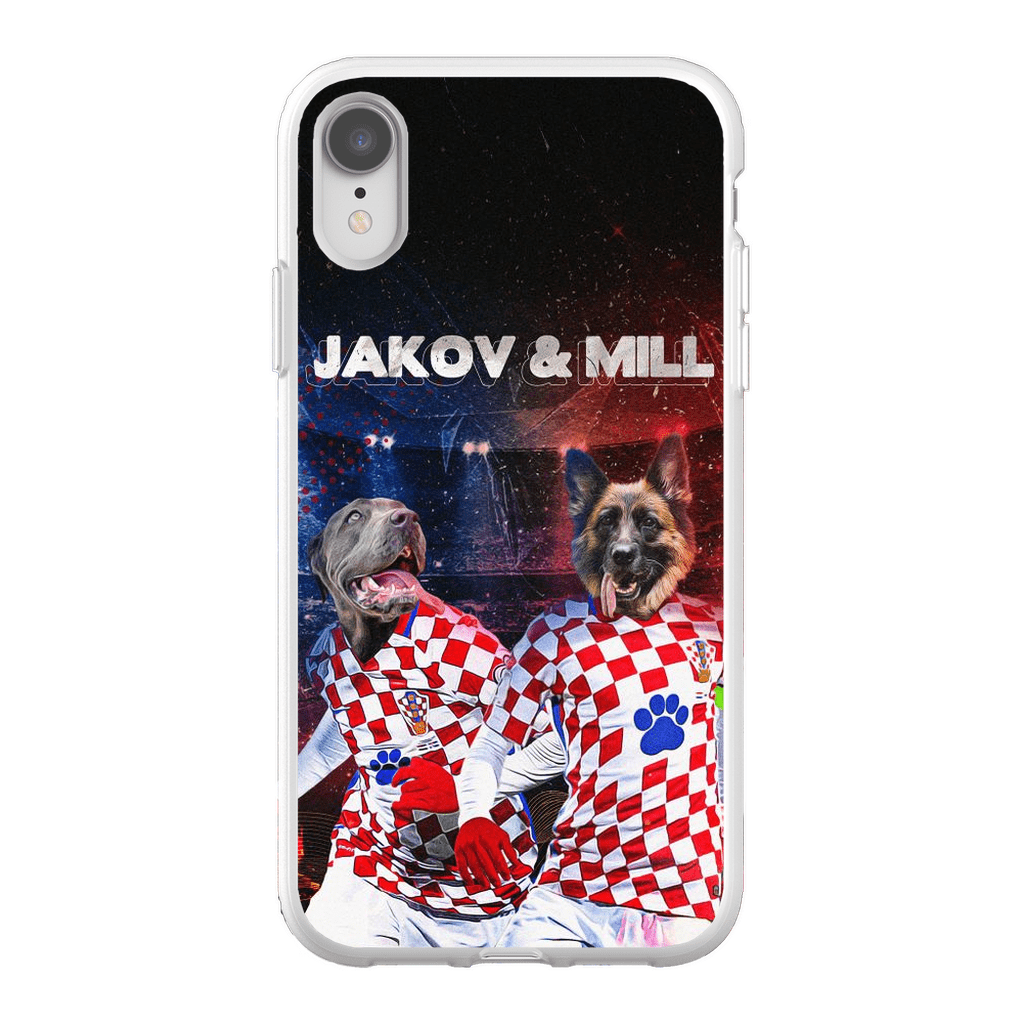 &#39;Croatia Doggos&#39; Personalized 2 Pet Phone Case