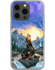 'The Retro Wolf' Personalized Phone Case