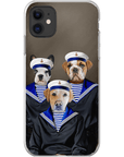 'The Sailors' Personalized 3 Pet Phone Case