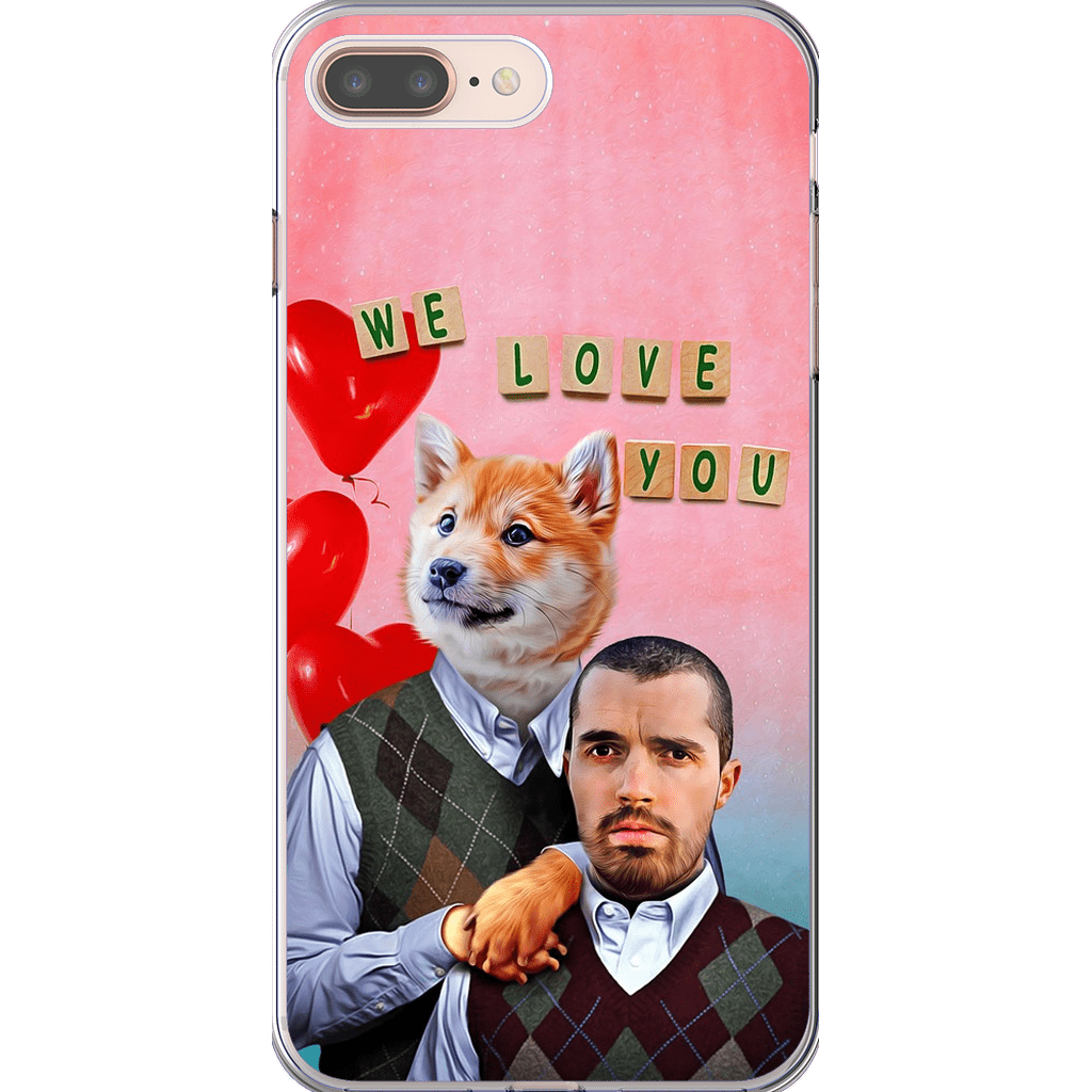 &#39;Step Doggo/Human Valentines&#39; Personalized Phone Cases