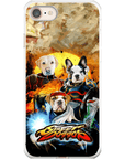 'Street Doggos' Funda personalizada para teléfono con 3 mascotas