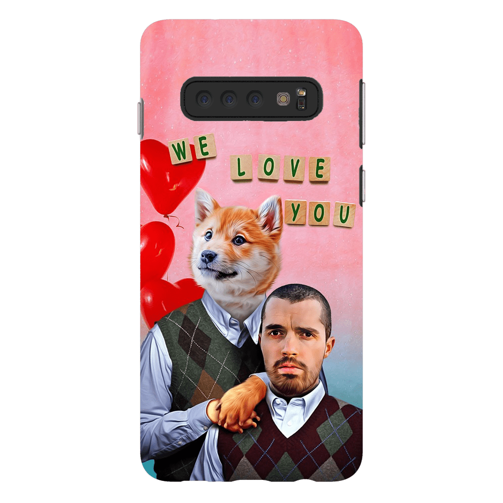 &#39;Step Doggo/Human Valentines&#39; Personalized Phone Cases