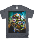 'Teenage Mutant Ninja Doggos' Personalized 4 Pet T-Shirt