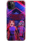 'Chewing Things' Personalized 2 Pets Phone Case