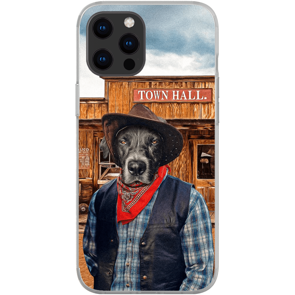 &#39;The Cowboy&#39; Personalized Phone Case