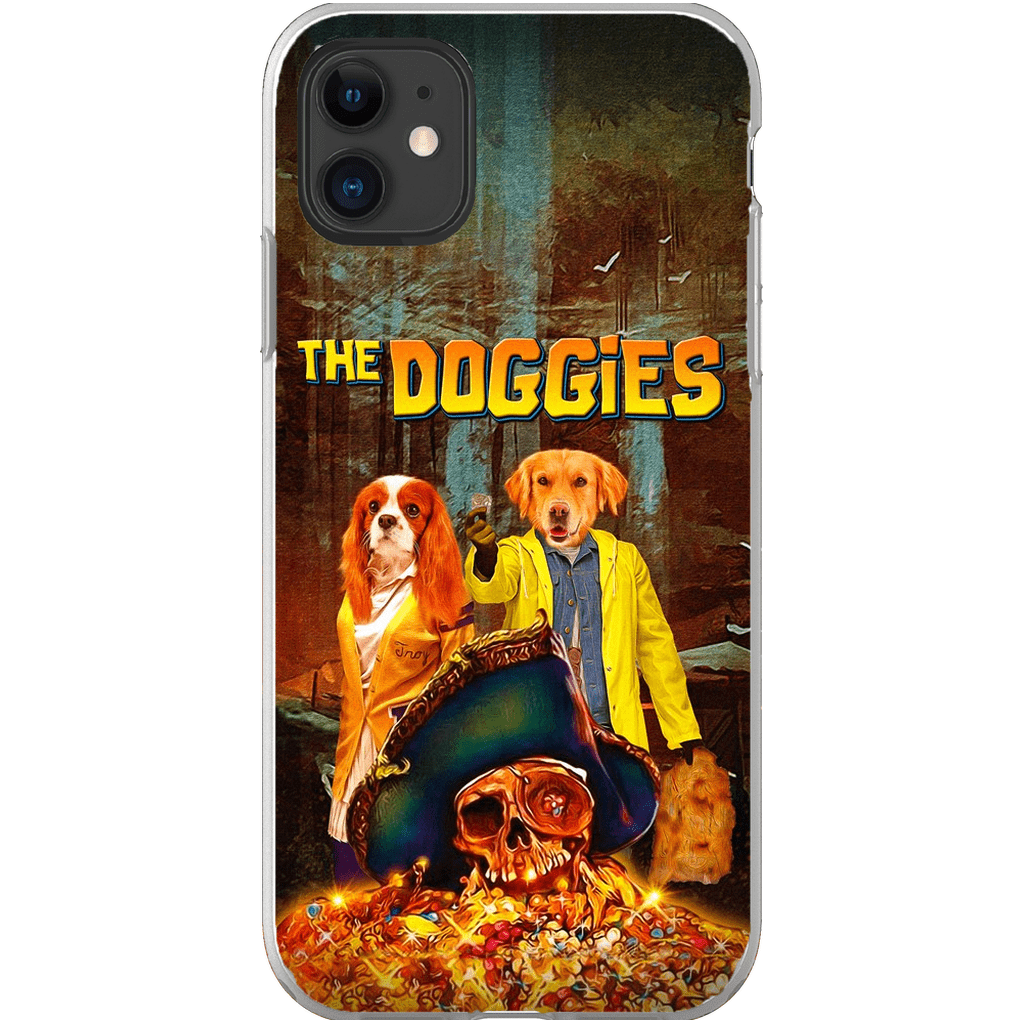 &#39;The Doggies&#39; Personalized 2 Pet Phone Case