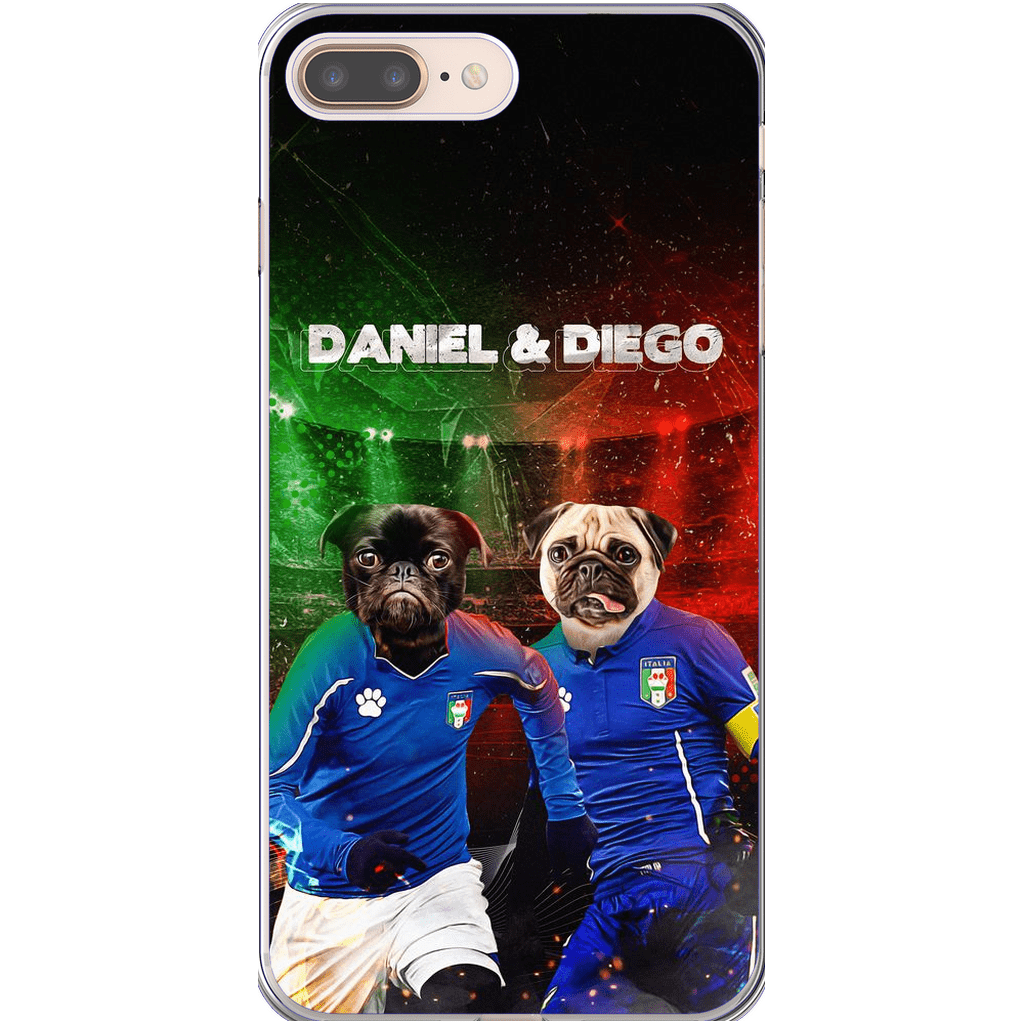 &#39;Italy Doggos&#39; Personalized 2 Pet Phone Case