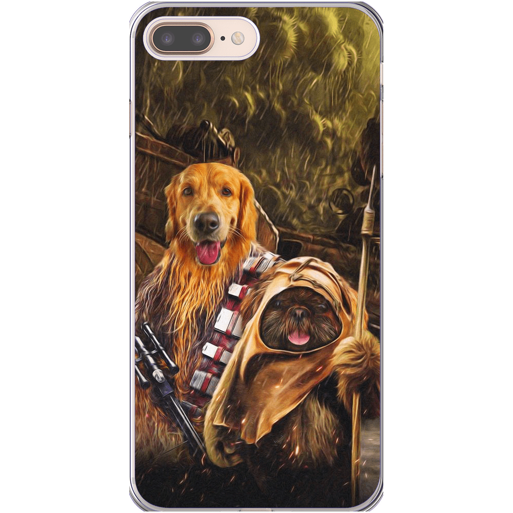 &#39;Chewdogga &amp; Dogg-E-Wok&#39; Personalized 2 Pet Phone Case