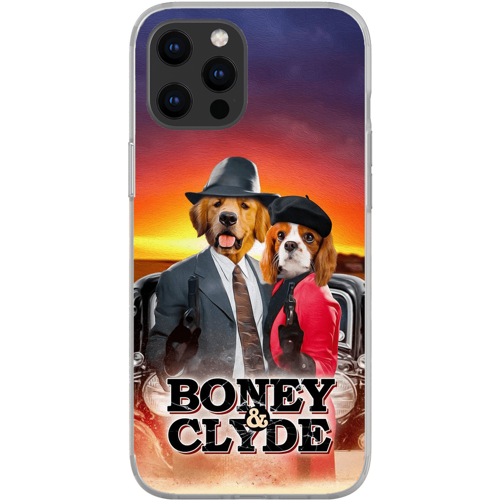 &#39;Boney and Clyde&#39; Personalized 2 Pet Phone Case