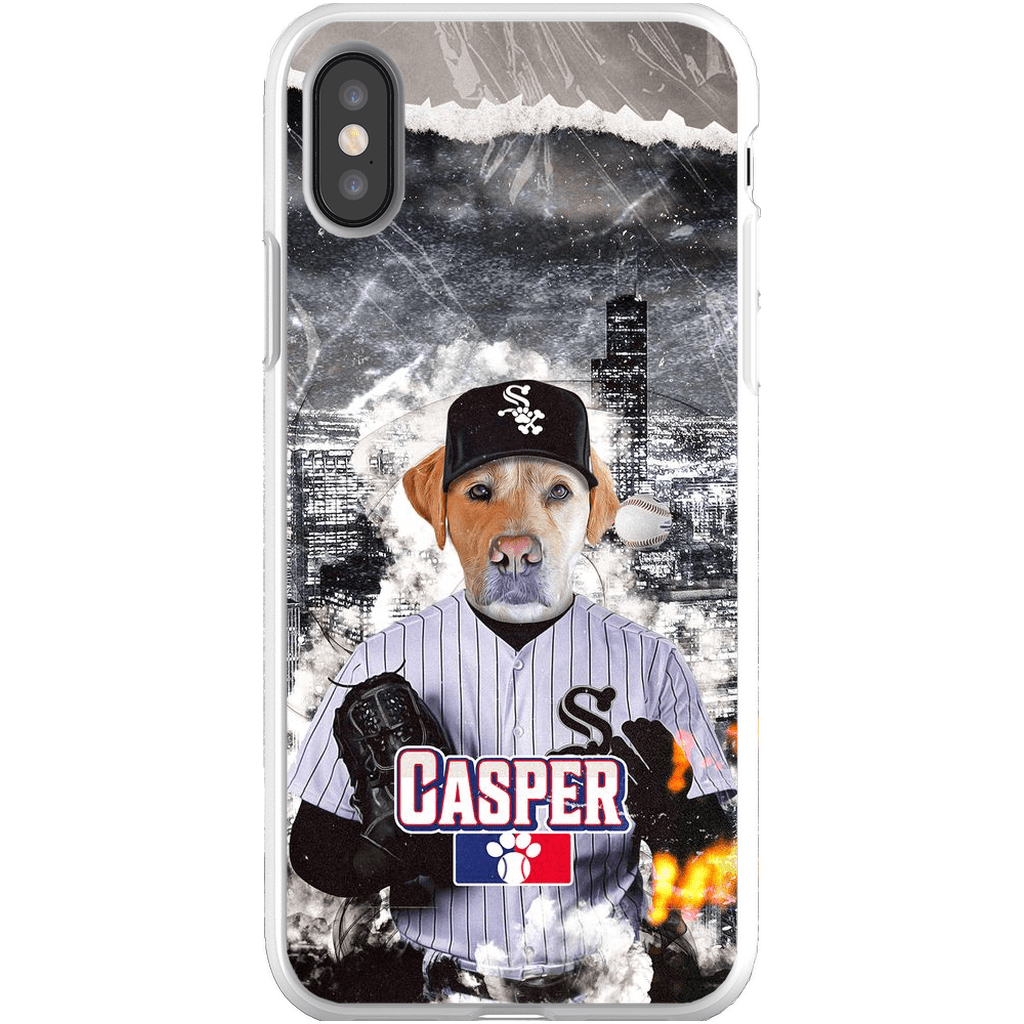 &#39;Chicago White Paws&#39; Personalized Phone Case