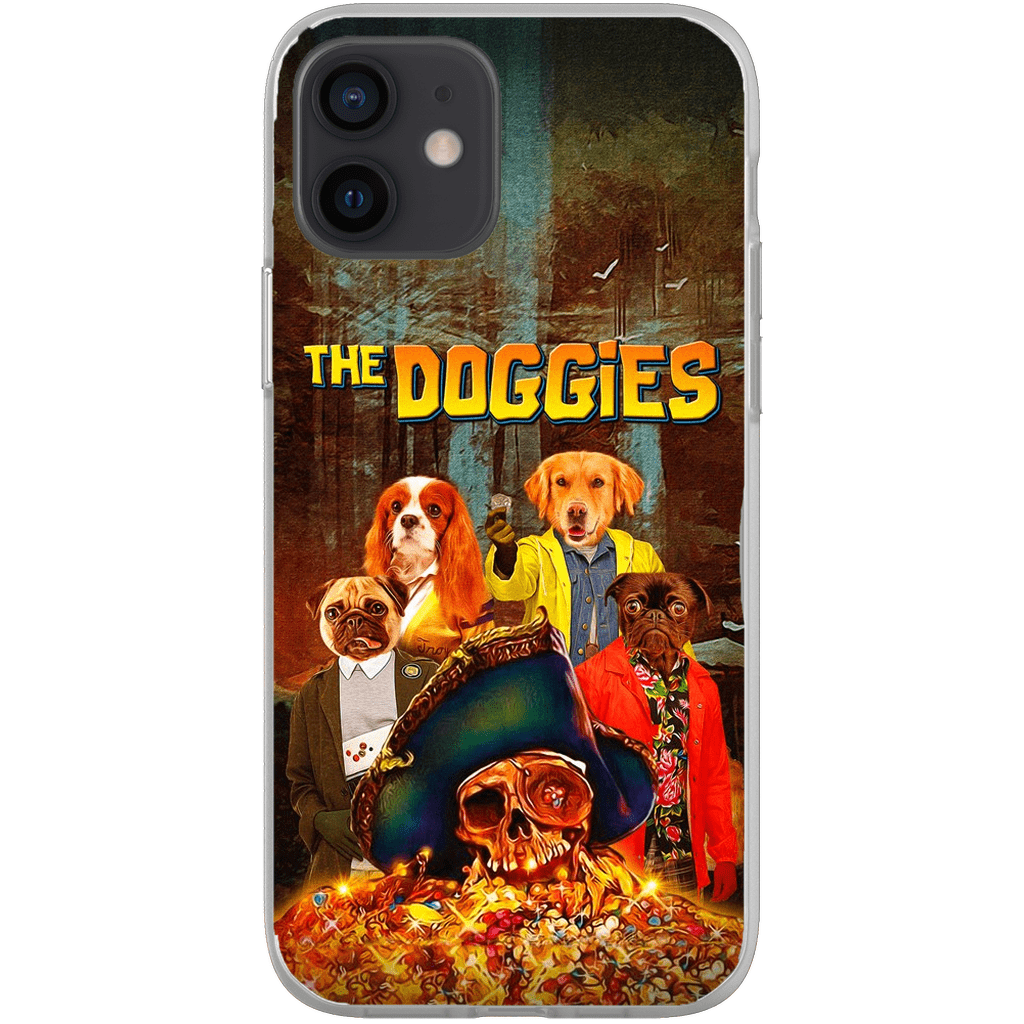 &#39;The Doggies&#39; Personalized 4 Pet Phone Case