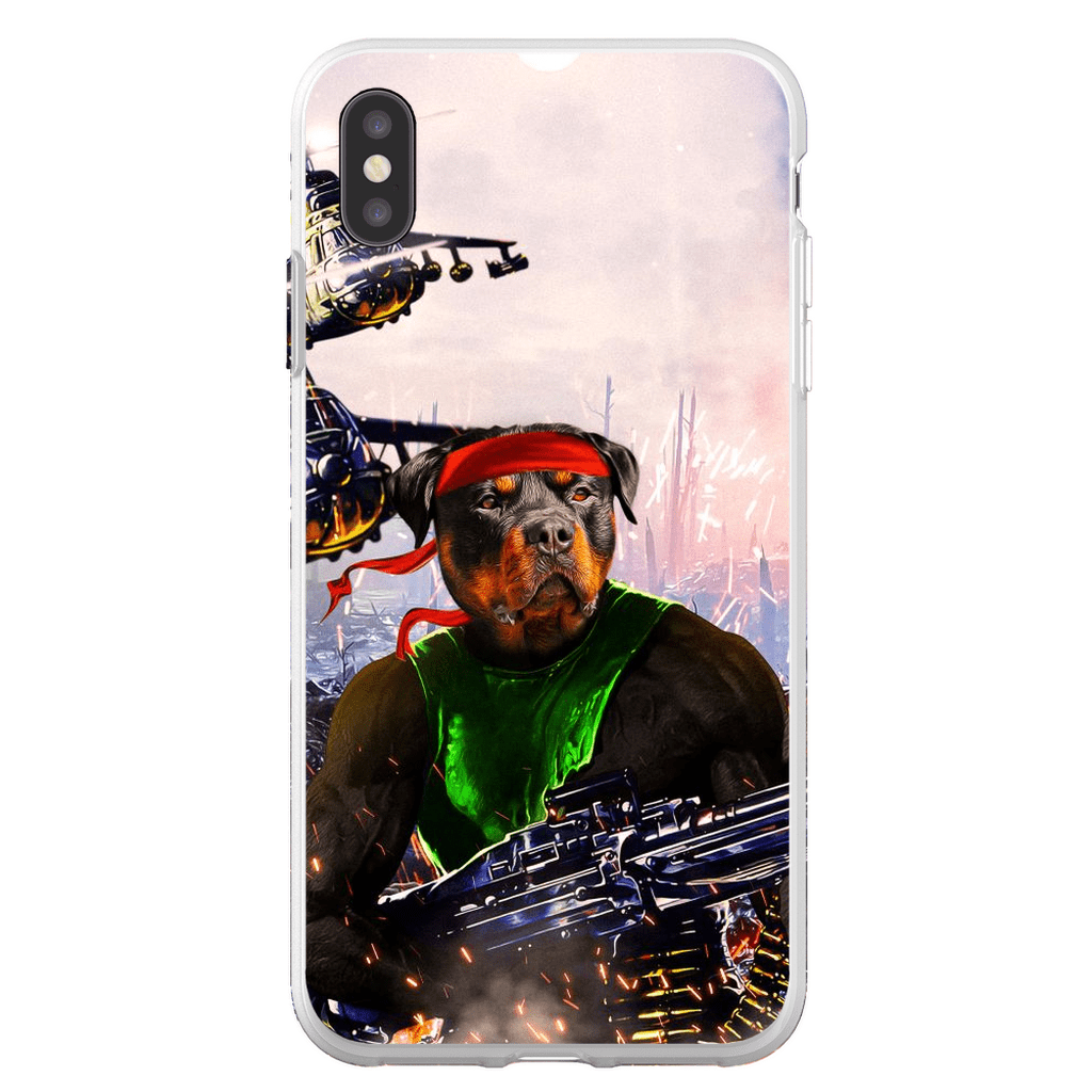 &#39;Rambo Doggo&#39; Personalized Phone Case