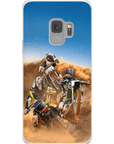 'The Motocross Riders' Personalized 3 Pet Phone Case