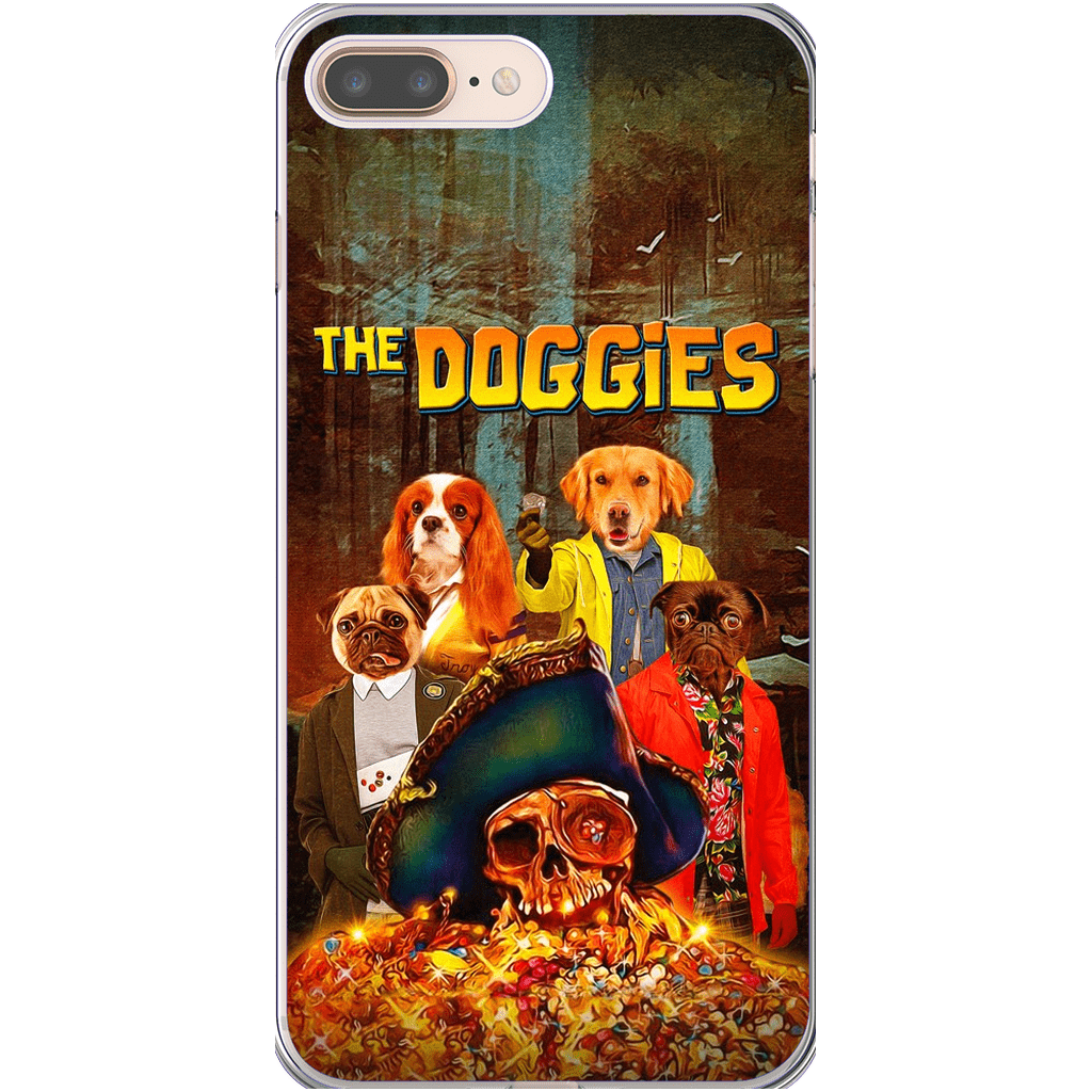 &#39;The Doggies&#39; Personalized 4 Pet Phone Case