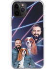 '1980s Lazer Portrait Pet(Female)/Human(Male)' Personalized Phone Case