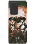 'Los Piratas' Funda personalizada para teléfono con 3 mascotas