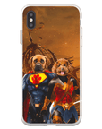 'Superdog & Wonder Doggette' Personalized 2 Pet Phone Case