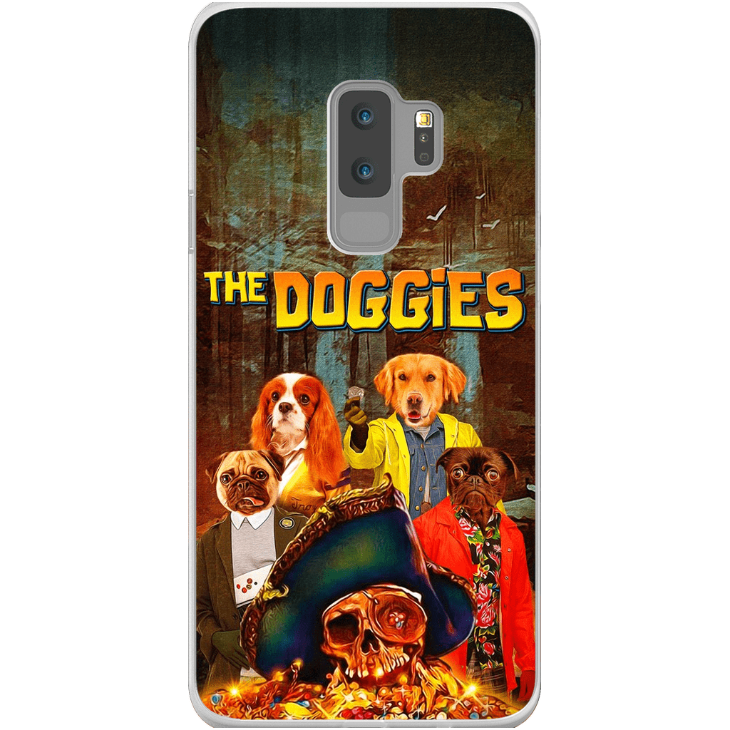 &#39;The Doggies&#39; Funda personalizada para teléfono con 4 mascotas