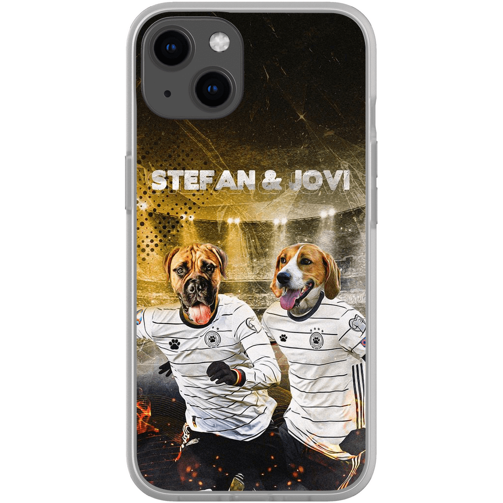 &#39;Germany Doggos&#39; Personalized 2 Pet Phone Case