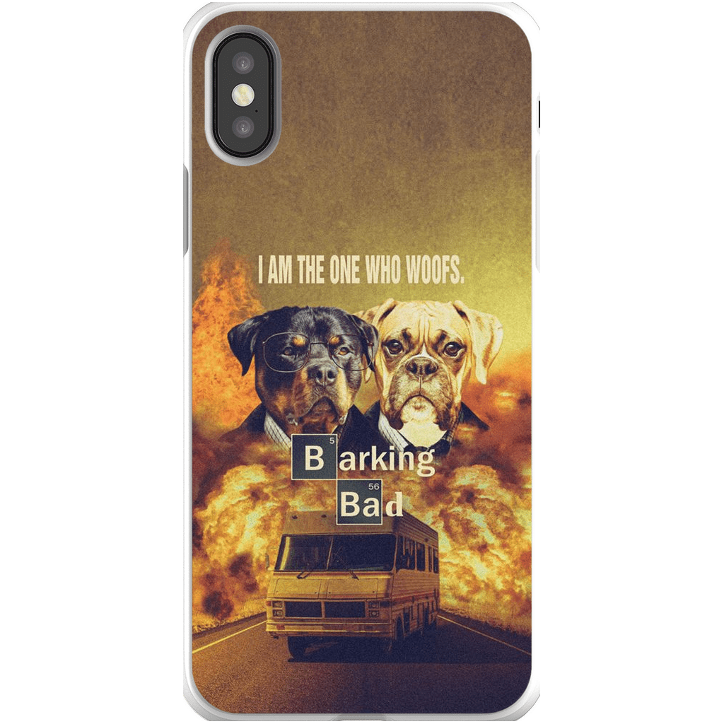 &#39;Barking Bad&#39; Personalized 2 Pet Phone Case