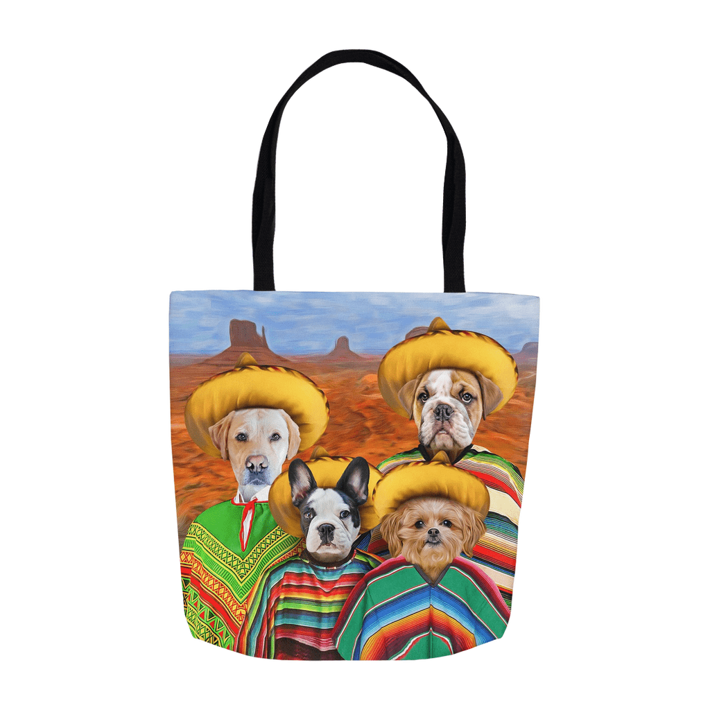 Bolsa de mano personalizada para 4 mascotas &#39;4 Amigos&#39;