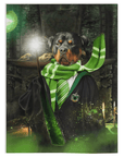 'Harry Dogger (Slytherawr)' Personalized Pet Blanket