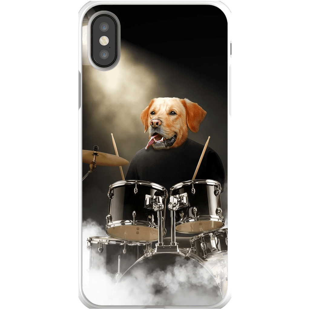 &#39;The Drummer&#39; Personalized Phone Case