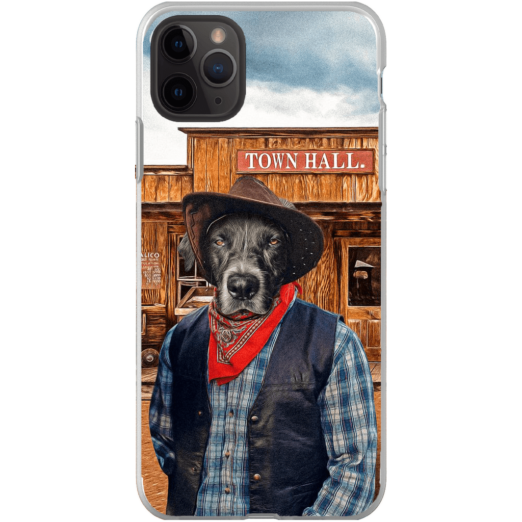 &#39;The Cowboy&#39; Personalized Phone Case