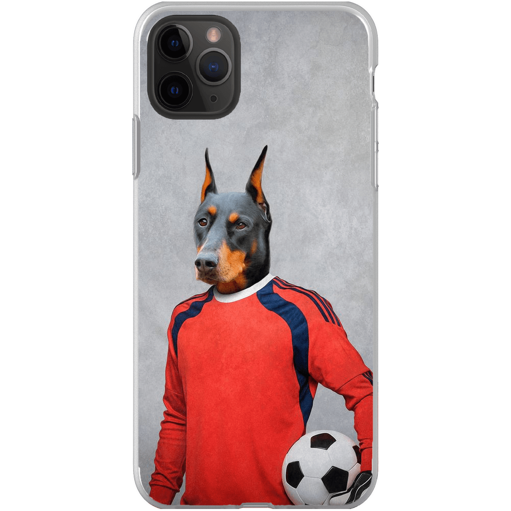 &#39;The Soccer Goalie&#39; Personalized Phone Case