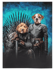 'Game of Bones' Personalized 2 Pet Blankets