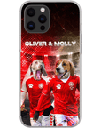 'Denmark Doggos' Personalized 2 Pet Phone Case