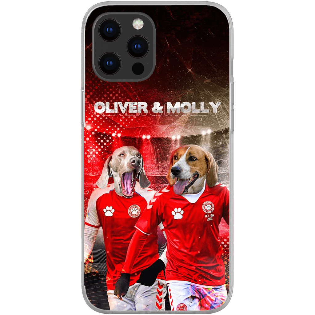 &#39;Denmark Doggos&#39; Personalized 2 Pet Phone Case