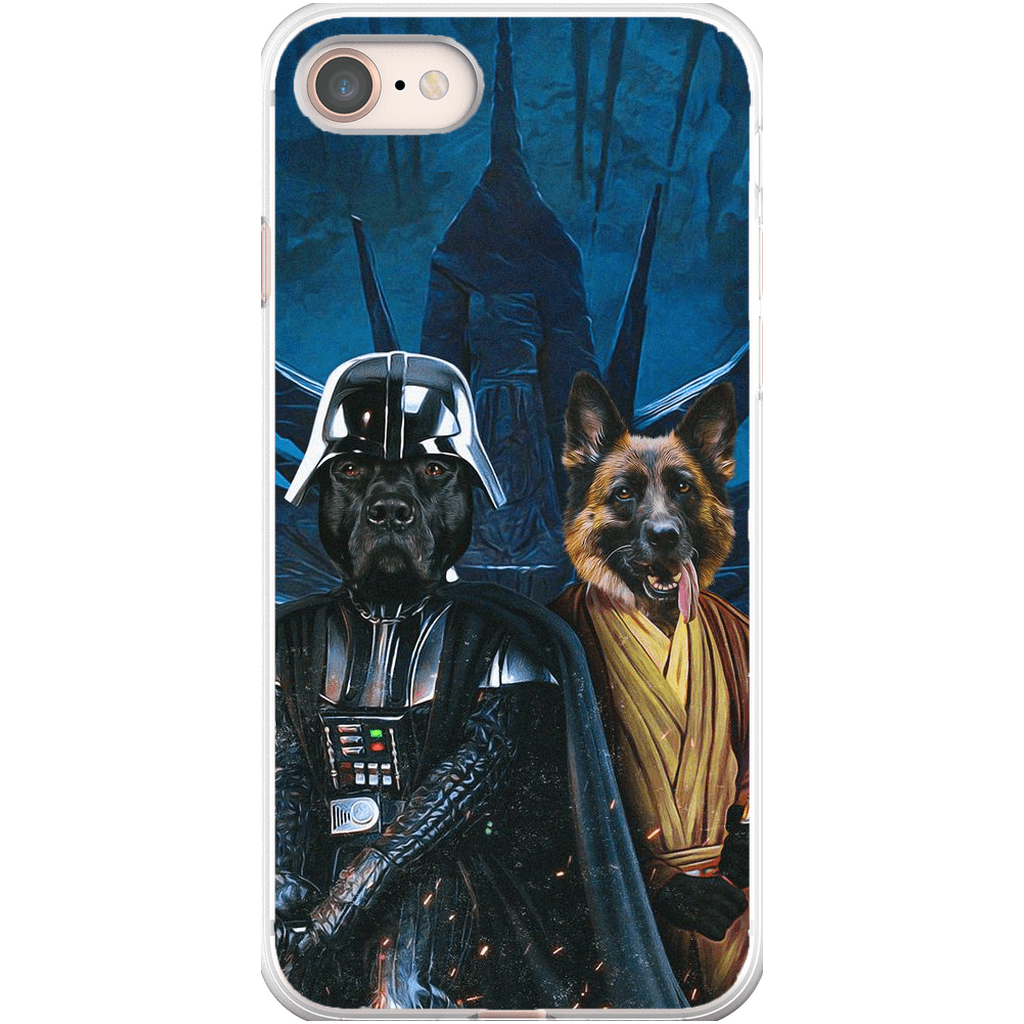 &#39;Darth Woofer &amp; Jedi-Doggo&#39; Personalized 2 Pet Phone Case