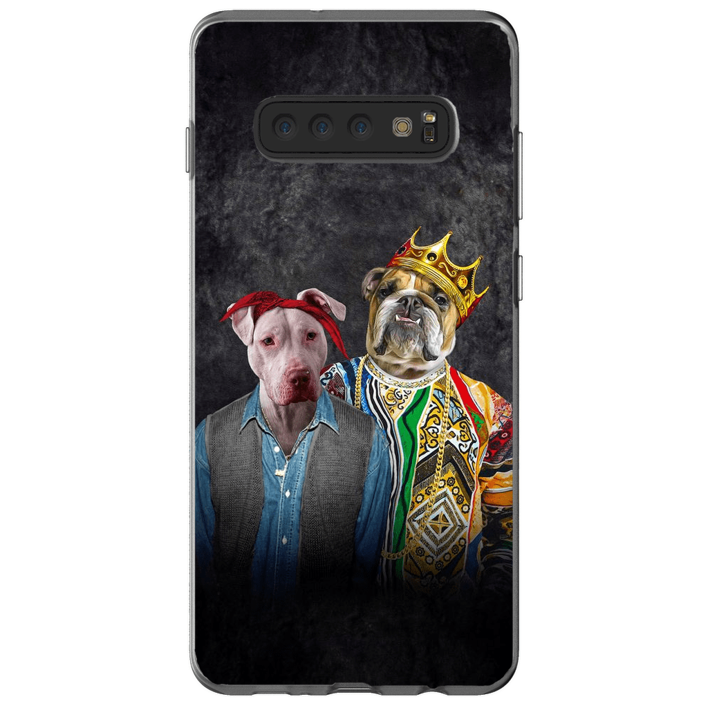 Funda personalizada para teléfono con 2 mascotas &#39;2Paw And Notorious DOG&#39;