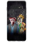 Funda personalizada para teléfono con 2 mascotas '2Paw And Notorious DOG'